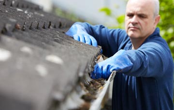 cleaning and inspecting Abergwesyn roofs
